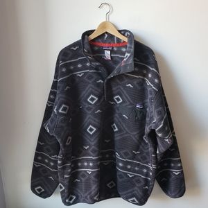 Patagonia Synchilla Snap-T Fleece Print Pullover